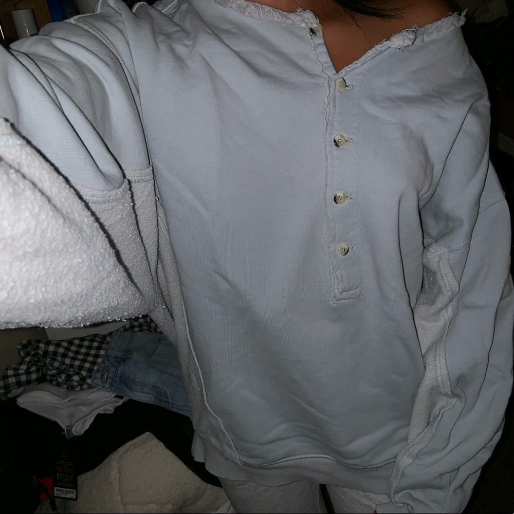 Free People Henley Sweatshirt